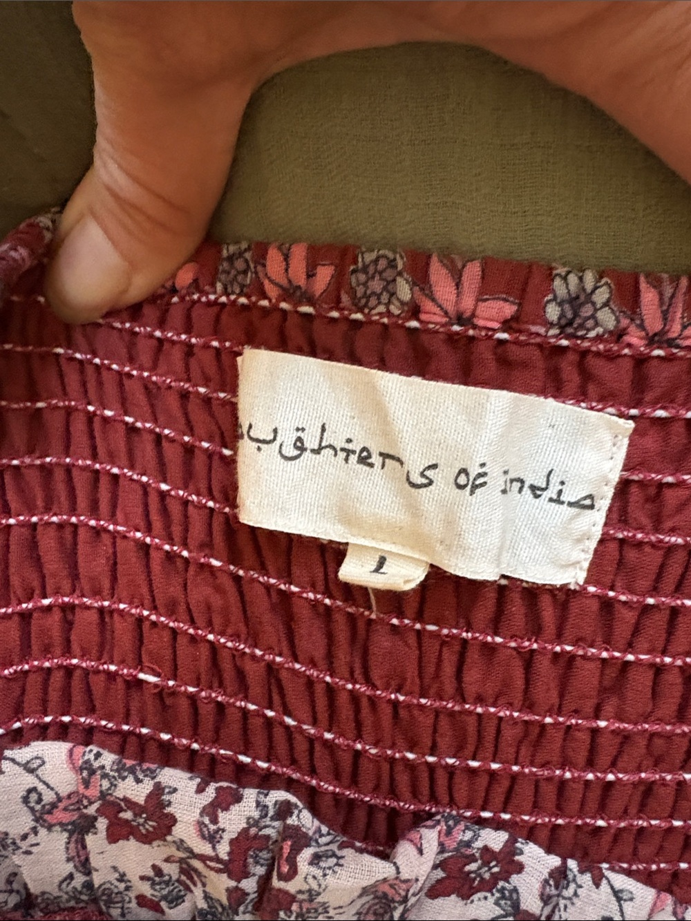 VERY RARE Daughters of India Boho Maxi Dress - Picture 7 of 13